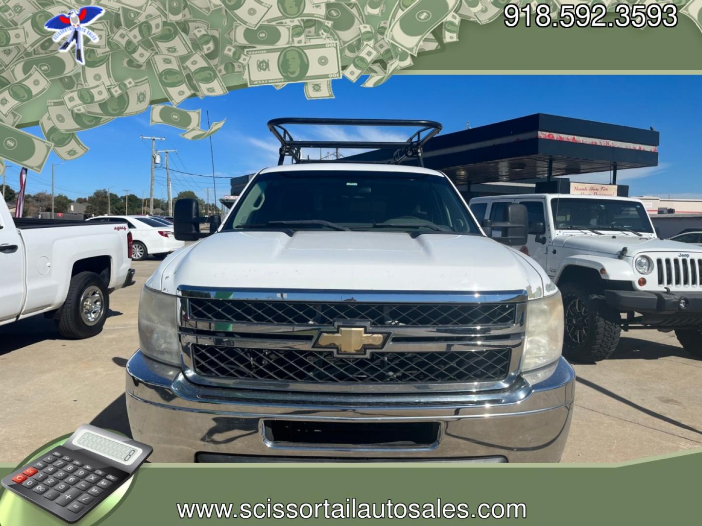 2011 WHITE CHEVROLET SILVERADO WORK TRUCK Work Truck Long Box 2WD (1GC0CVCG6BF) with an 6.0L V8 OHV 16V FFV engine, 6-Speed Automatic transmission, located at 8101 E. Skelly Dr., Tulsa, OK, 74129, (918) 592-3593, 36.121891, -95.888802 - Photo#0